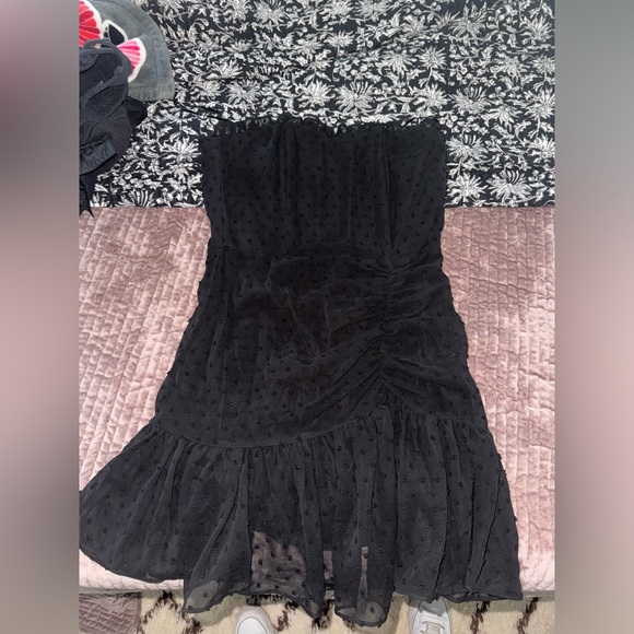 Hello Molly Face on Magazines Dress in Black - Picture 7 of 8